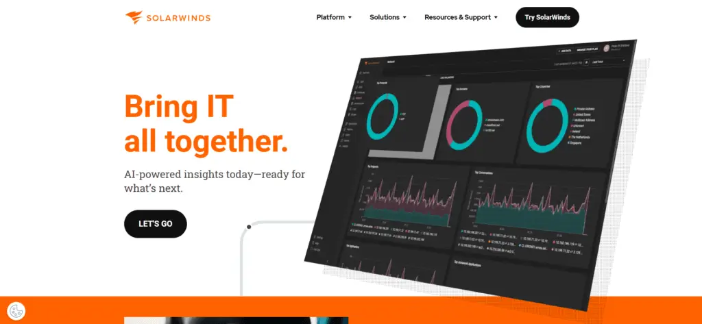 Cybersecurity Tools 2025 - Solarwind
